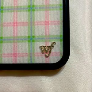 iPhone 11 dainty plaid wildflower phone case